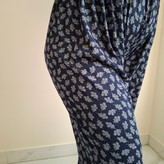 نمای کنار شلوار راحتی زنانه نخی مناسب استفاده روزمره
